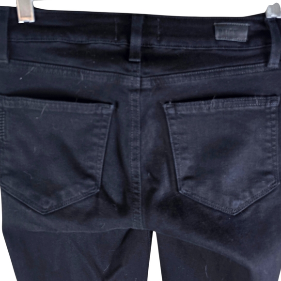 PAIGE Verdugo Black Ultra Skinny Jeans In 25 - Picture 4 of 10